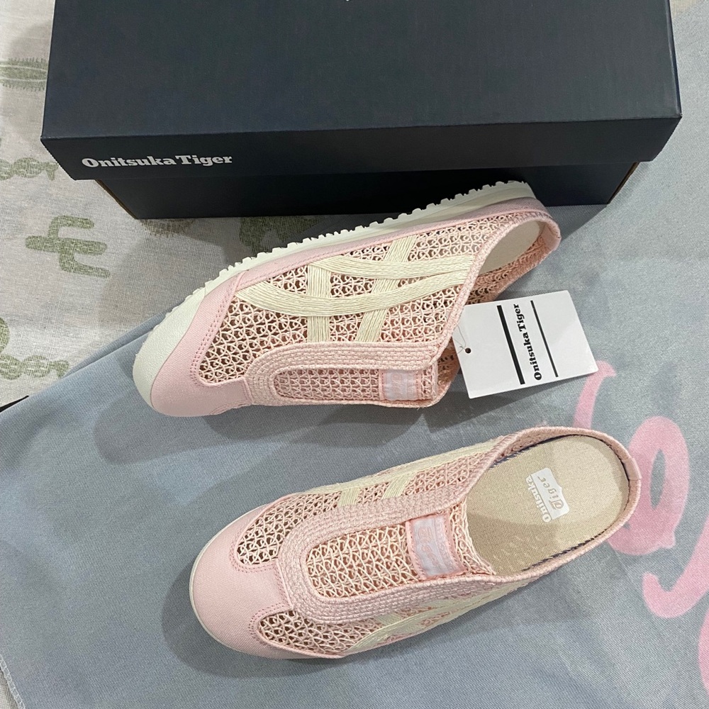 Onitsuka Tiger by Asics Women’s Pink Slip-On Sneakers